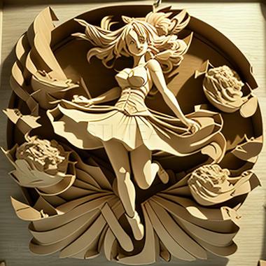 3D model Touhou Genso Rondo Bullet Ballet game (STL)